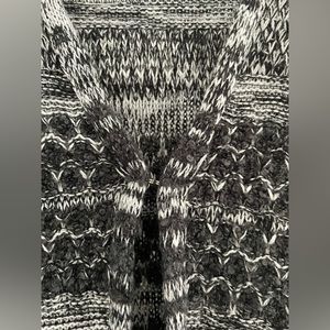 Open bottom cardigan